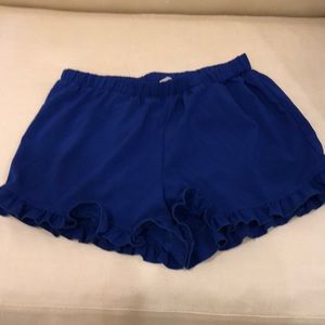 Pinc Royal blue shorts. Size large